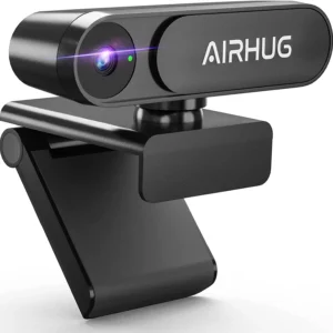 Webcam ohne Mikrofon mit Sichtschutz, USB Web Cam für Computer und Laptop-