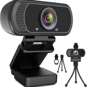 USB C Webcam PC: 1080P HD Web Cam Mikrofon Computer Kamera Sichtschutz -